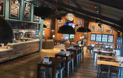 Inside the Break Pad 80-seater restaurant