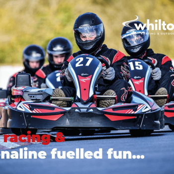 Driver leading go-karting Sprint race