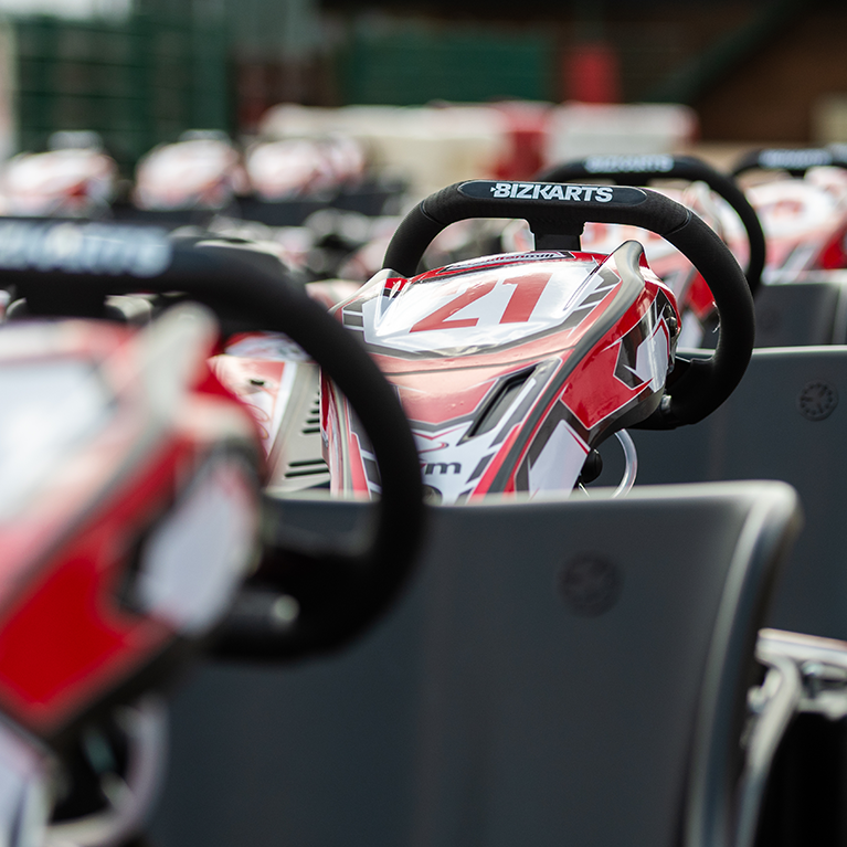 Biz Kart Evo 3 on dummy grid