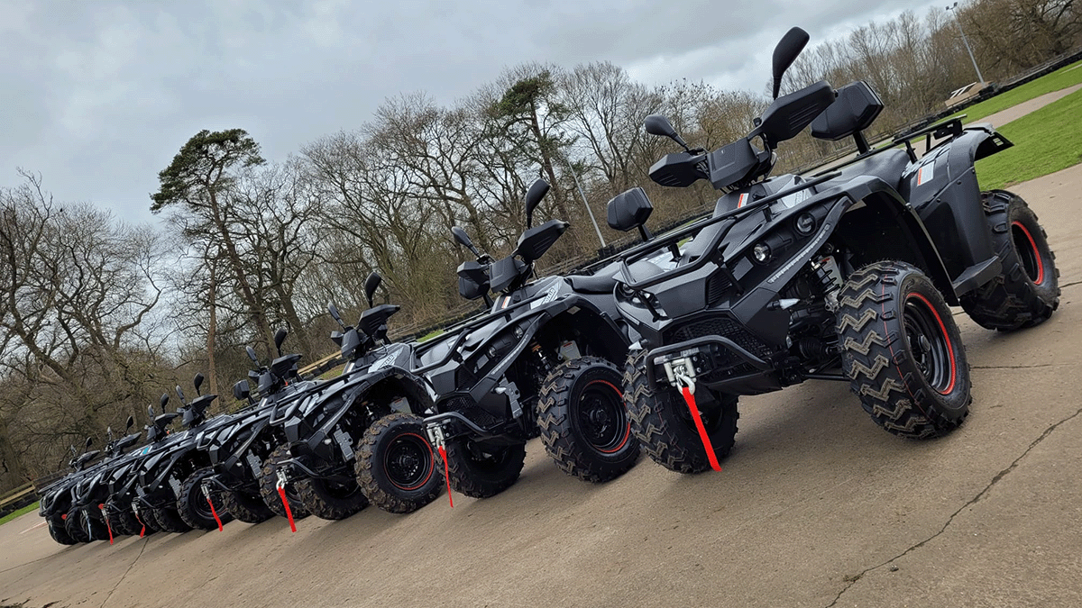 New quadzilla 4wd automatic quad bikes at Whilton Mill
