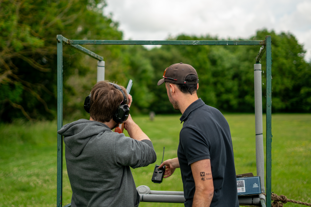 Clay pigeon shooting experience at Whilton Mill